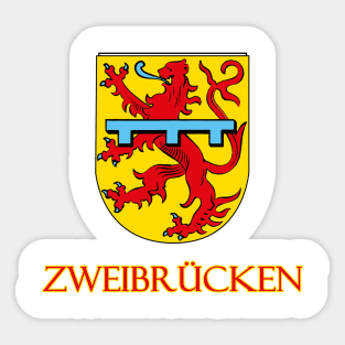 Zweibrucken, Germany - Coat of Arms Design Sticker